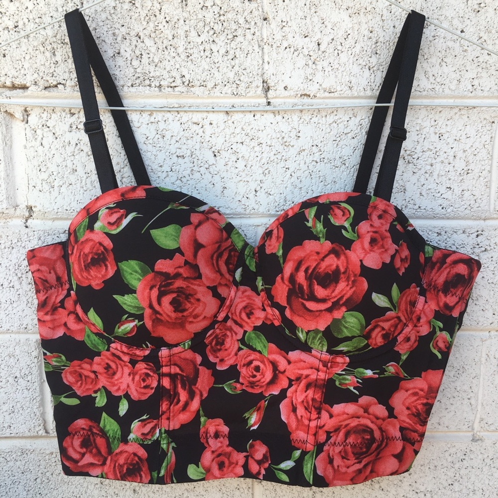 Rose Crop Top